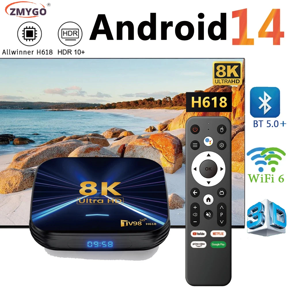 Tv Box 2025 H618 Sm… - image