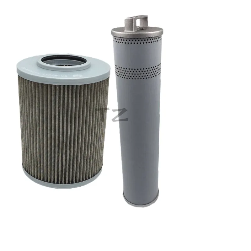 For Hitachi EX70 Isuzu engine oil diesel air filter hydraulic return oil inlet filter maintenance excavator