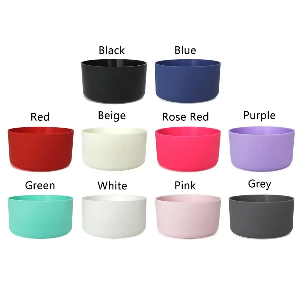1Pcs Durable Anti-Slip Silicone Boot Colorful Protective Bottle Bottom Base Soft Cup Sleeve for Owala 24oz 32oz 40oz - view 6
