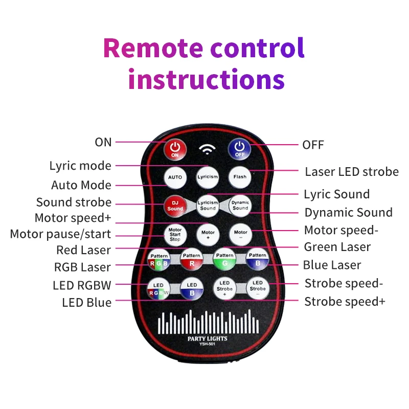 WZSTAR Factory Outlet RGBW 9 Eyes DMX512 LED Disco Party Events Projector Laser Show System Beam Laser Stage Light Equipment