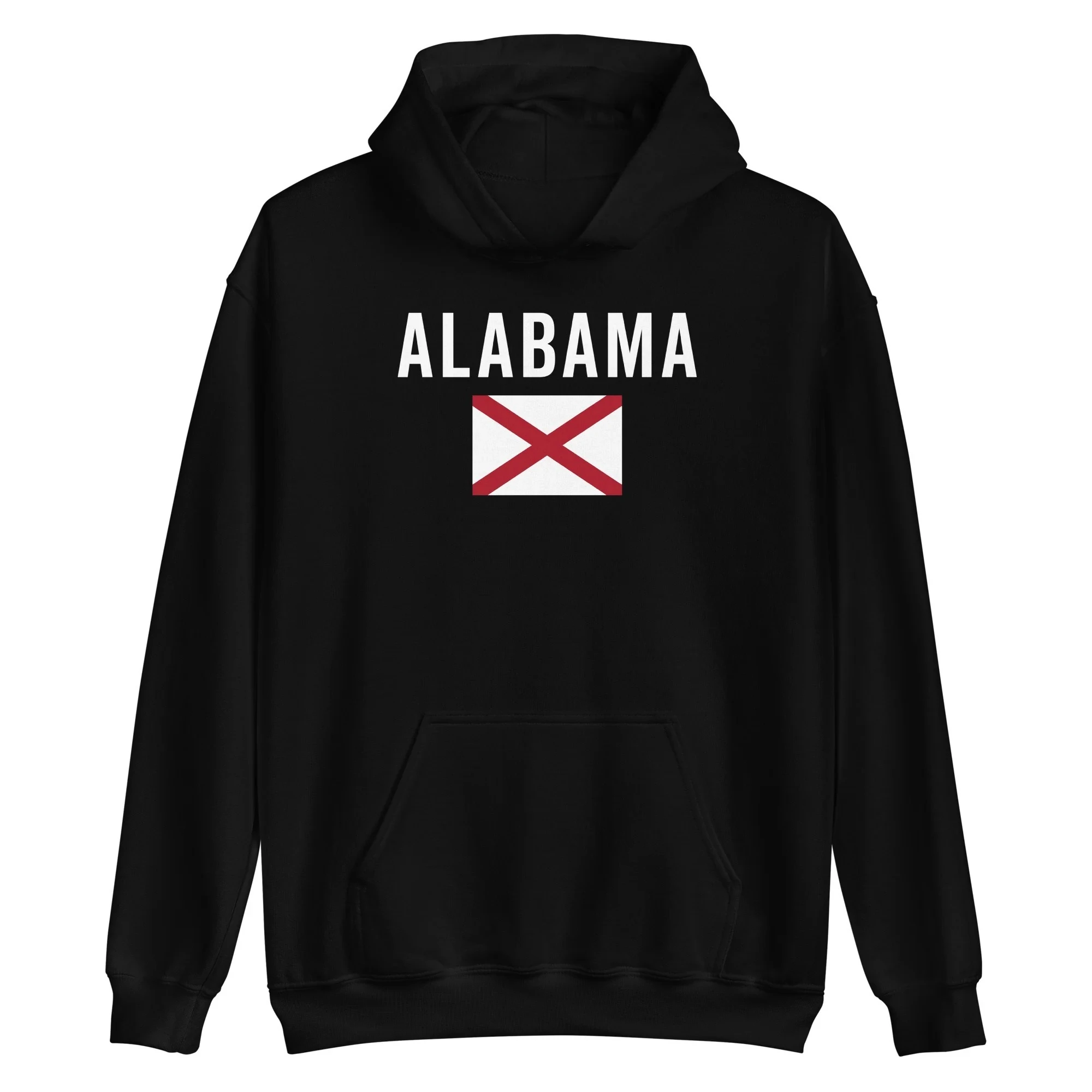 Alabama State Flag Hoodie Men's and Women's Long Sleeve Sweatshirt Pullover Vintage Streetwear Sportswear Y2k Tops Men Clothing