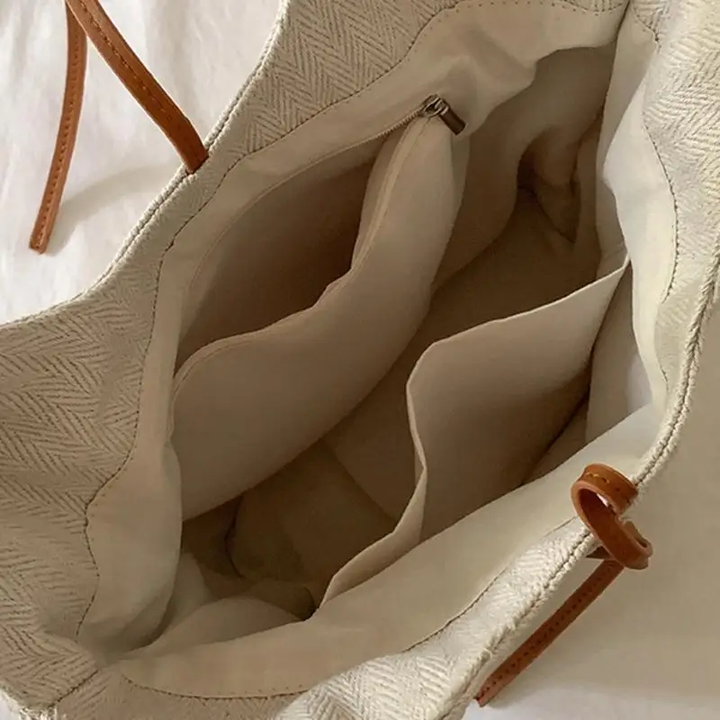 

Fashionable Korean Canvas Bucket Bag for Men and Women with Large Capacity Shoulder Bags Casual Handbag 20CA