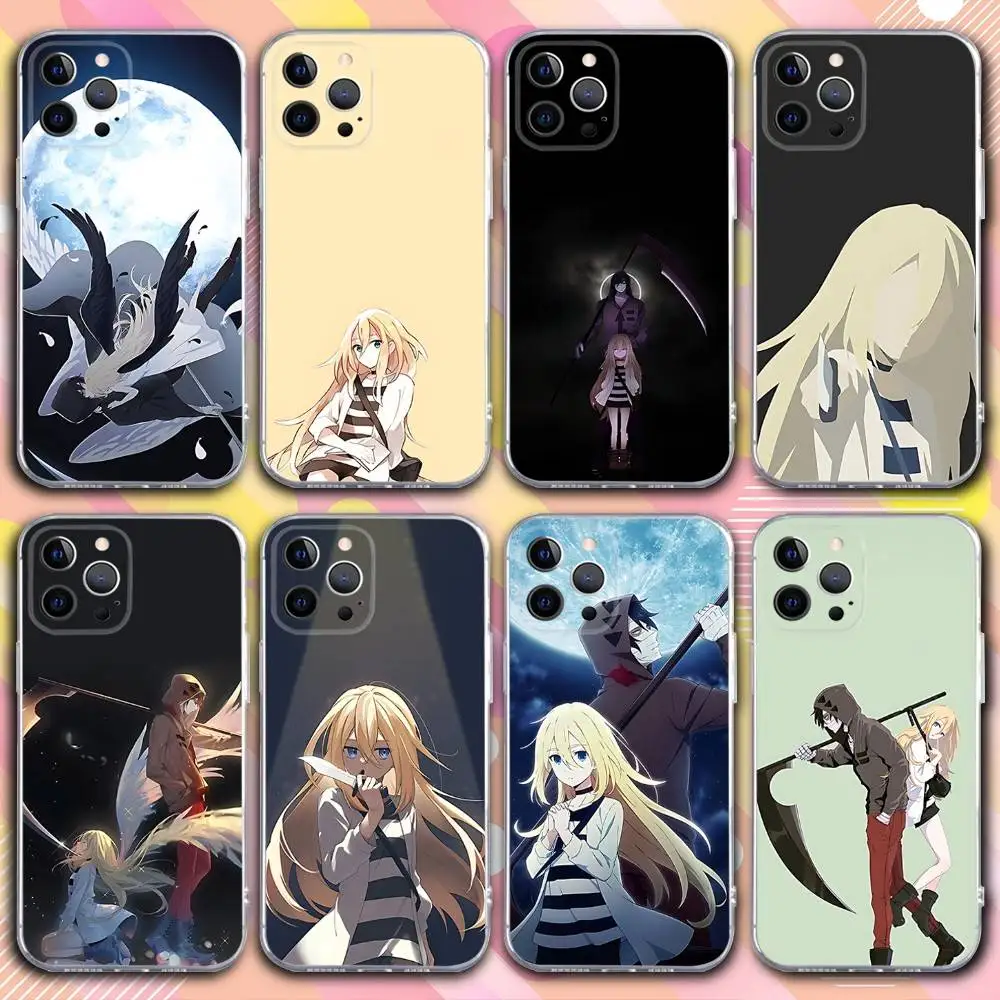

Чехол для телефона A-Angel Anime Death для iPhone 17,16,15,14,13,12,11 Pro,Max,Plus,X,XS,XR,SE4,E Mini, прозрачный мягкий чехол