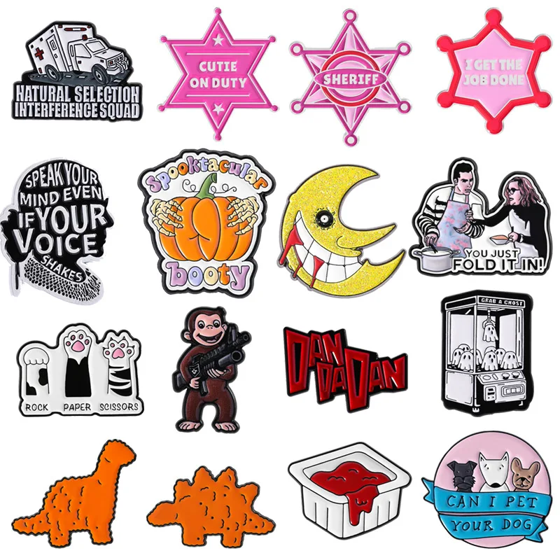 Lapel Pins Funny Fu…