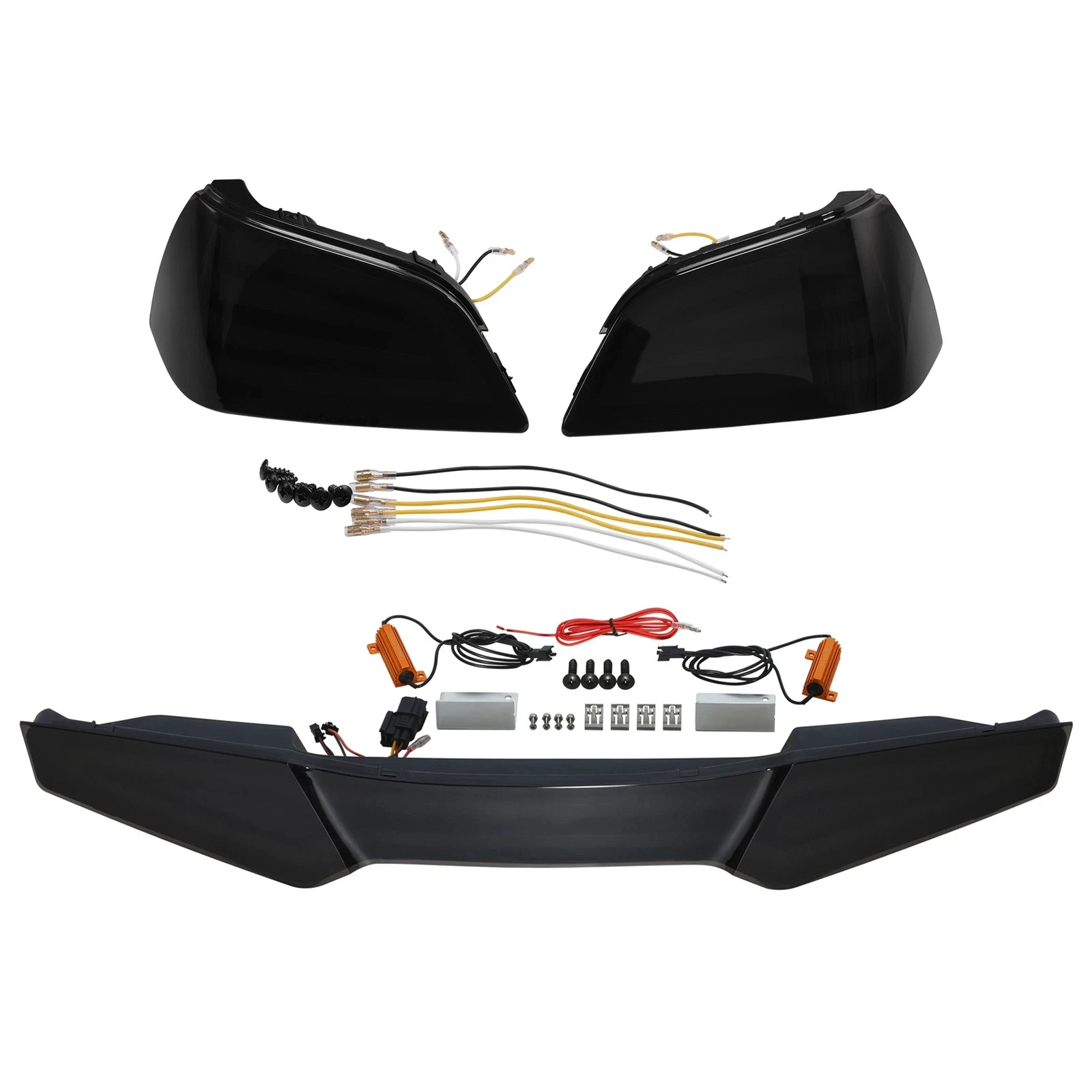 Motorcycle LED Tail Lights Rear Fender Trunk Turn Signals For Honda Goldwing 1800 2012-2017
