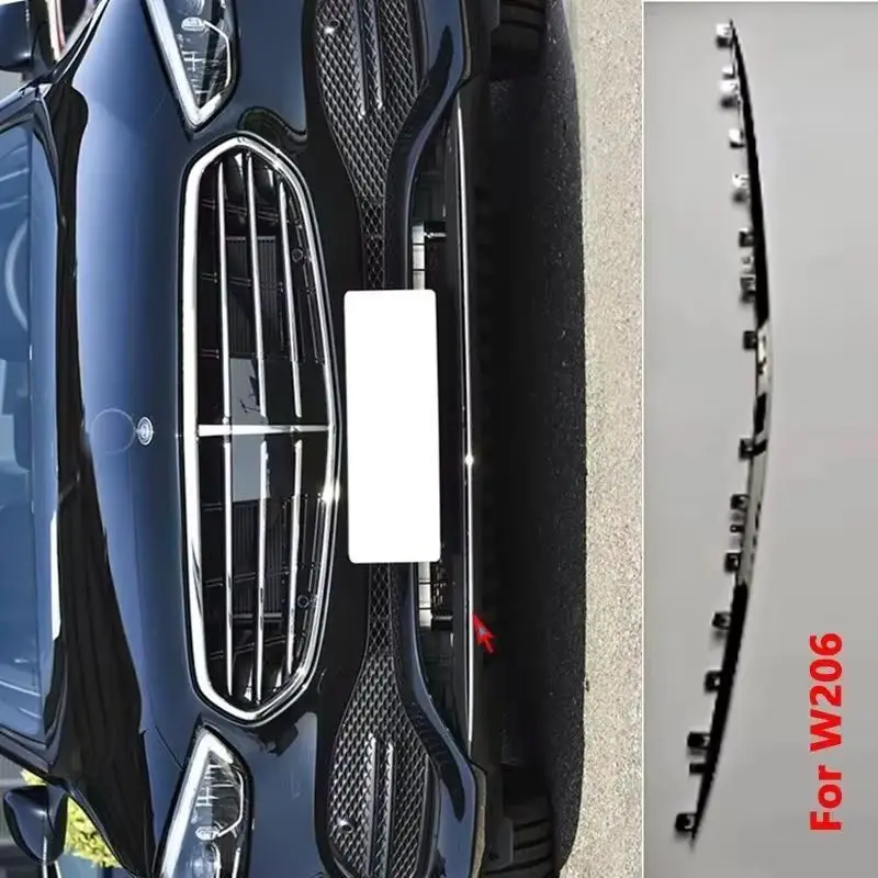 For Mercedes Benz C Class W206 C220d UK Molding Front Bumper Chrome Trim Chromium Accessories A2068852401