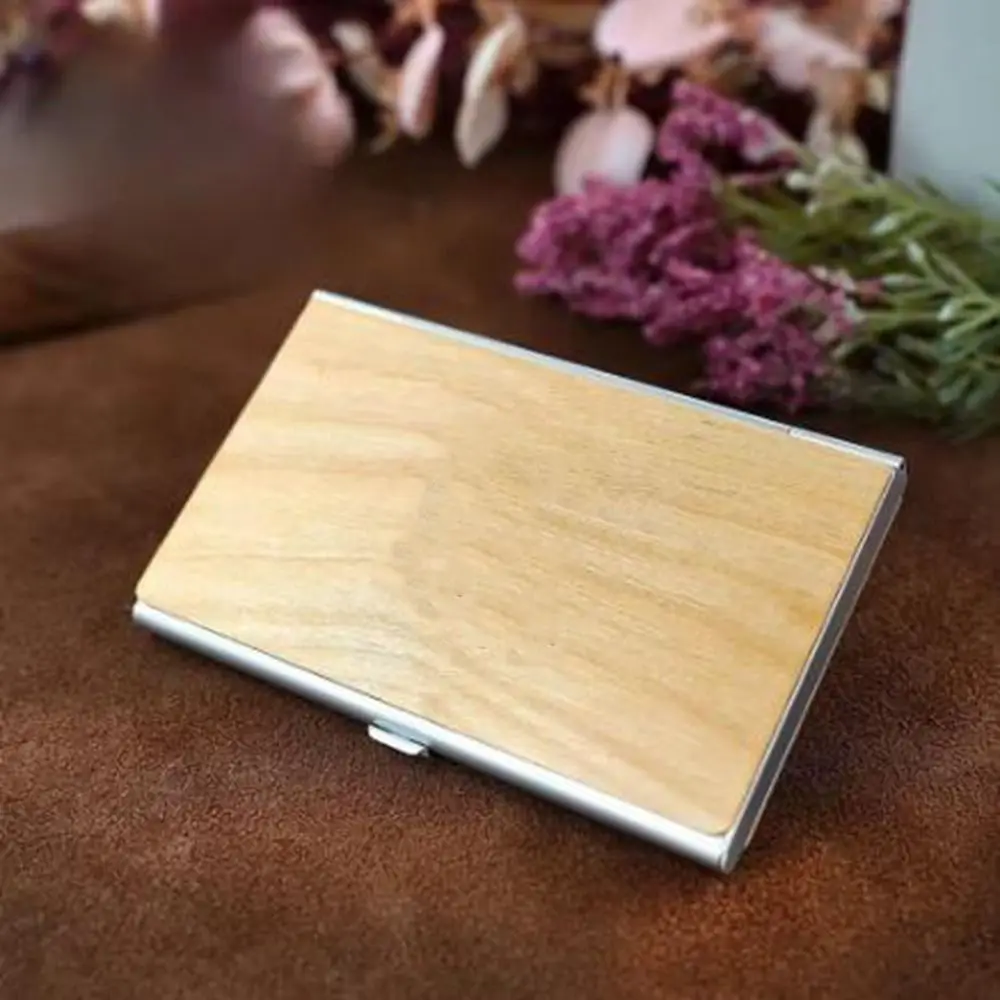 Creative Stainless Steels Business Card Holder Portable Minimalist Credit Card Box Practical Bank Card Holder Office