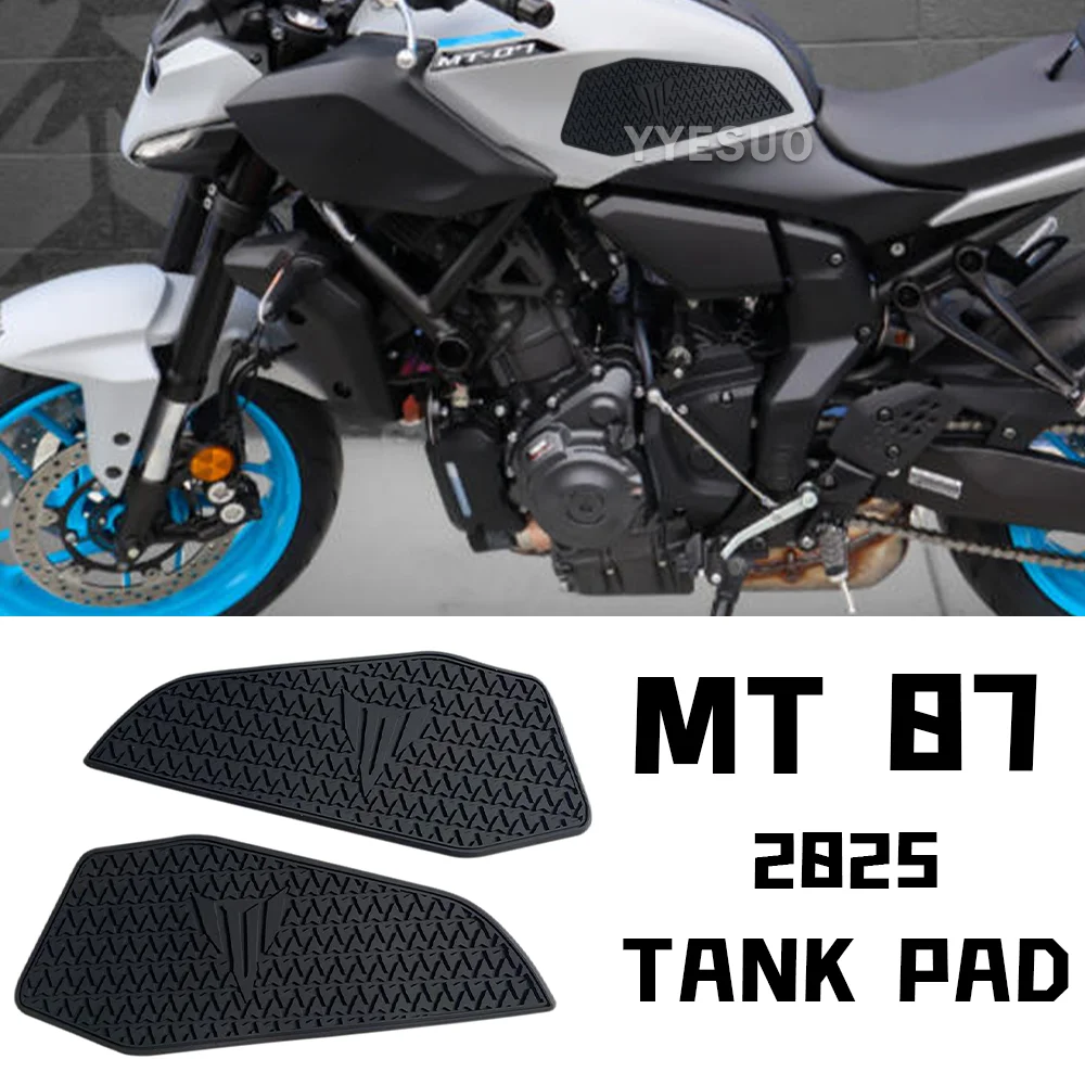 

NEW 2025 MT07 Tank Grips Fuel Tank Pad For YAMAHA MT 07 MT-07 GEN4 Accessories Motorcycle MT07 gen 4 Knee Grip Decals MT 07 2025