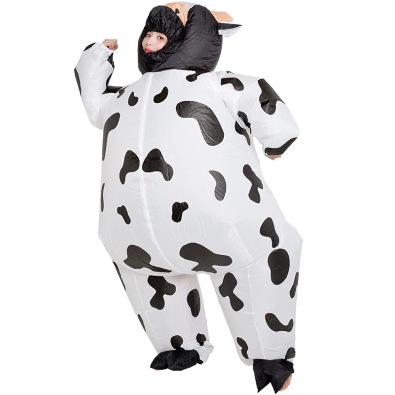 Cow Costumes Funny Inflatable Costume Wrestler Blow Up Costumes for Carnival Day Cosplay Party Favorite Dressing Accs