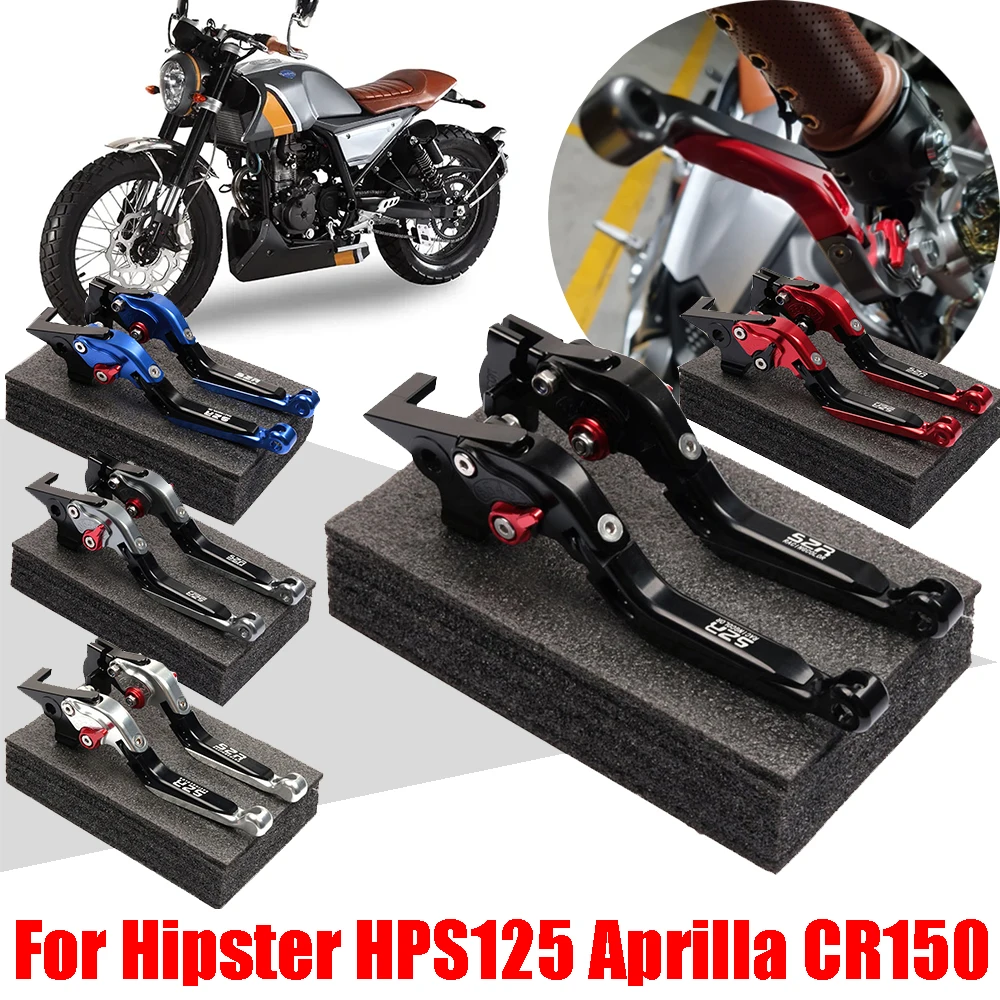 For FB Mondial Hipster HPS 125 HPS125 For Aprilia CR150 Motorcycle Accessories Adjustble Brake Clutch Levers Handle Brake Lever