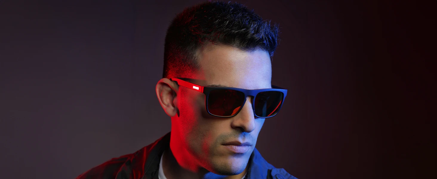 ZENOTTIC Retro-Sonnenbrille, quadratisch, polarisiert, für Herren, leicht, TR90-Rahmen, UV400-Schutz, modische Sonnenbrille, ZS3209 – Detail 4
