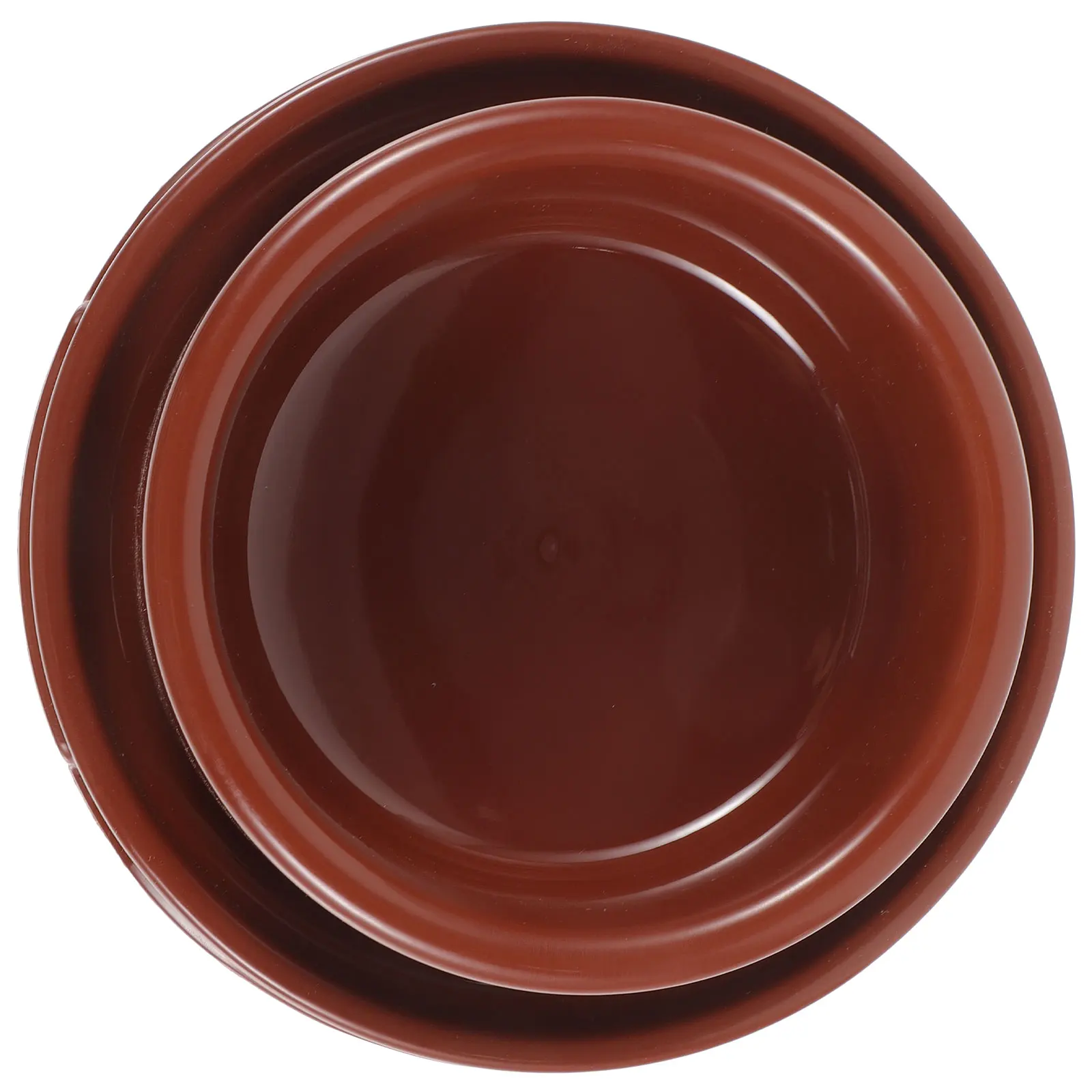 

Pet Cat Feeder Dog Food Bowl Divided Design Anti-Slip Plastic Feeding Bowl For Cats Dogs Puppy Water Food Holder Pet