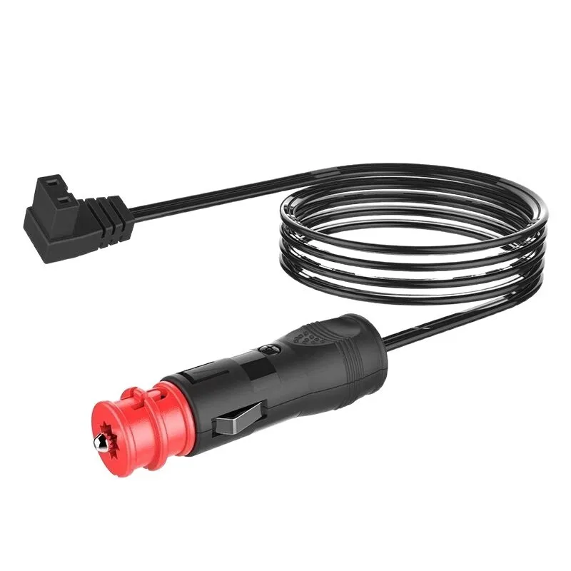 Universal Car Fridge Power Cable Red Plug Cigarette Lighter Adapter Cord For Freezer Compressor Supply Appliance
