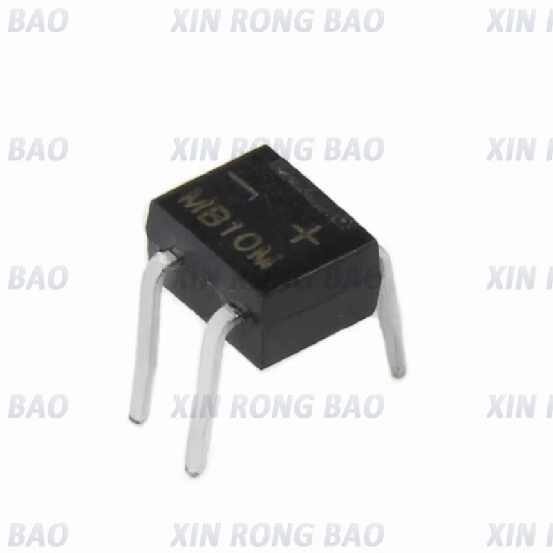 20PCS MB10M 0.5A1000V in-line DIP4 bridge rectifier bridge/rectifier bridge stack