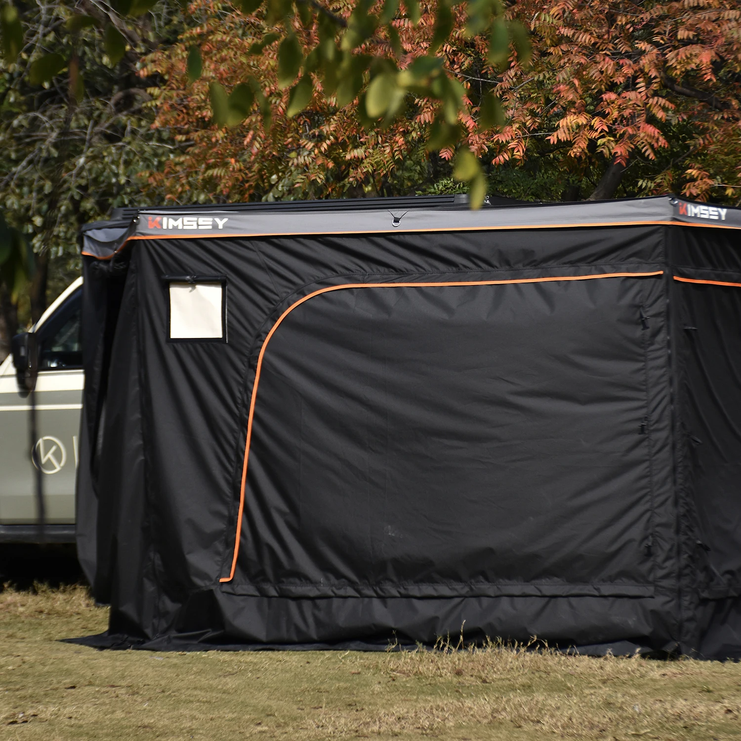 UTV&ATVHigh Quality 4wd Expand 270 Degree Awning Fence  300D Oxford Fabric Awning Living Room Car Tent Side Awning Wall Room