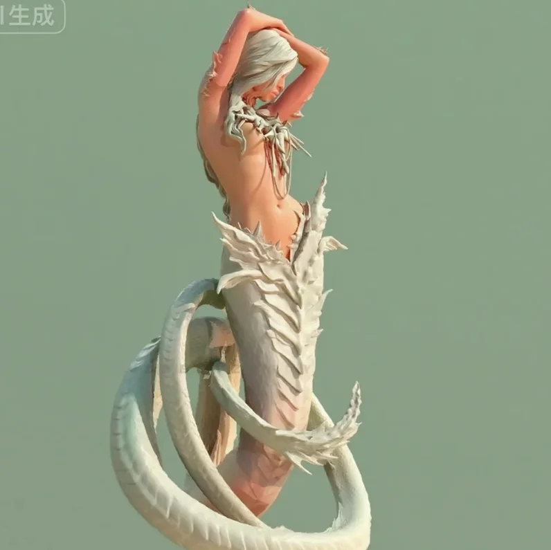 

Overall heights 60mm 80mm 100mmResin soldier model kits figure beauty Self assembling and coloring（3D Printing ）TD-7600/3D