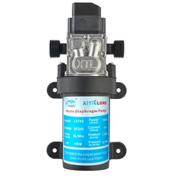 24V 120W electric diaphragm pump High pressure pump household small self-priming pump High power booster pump