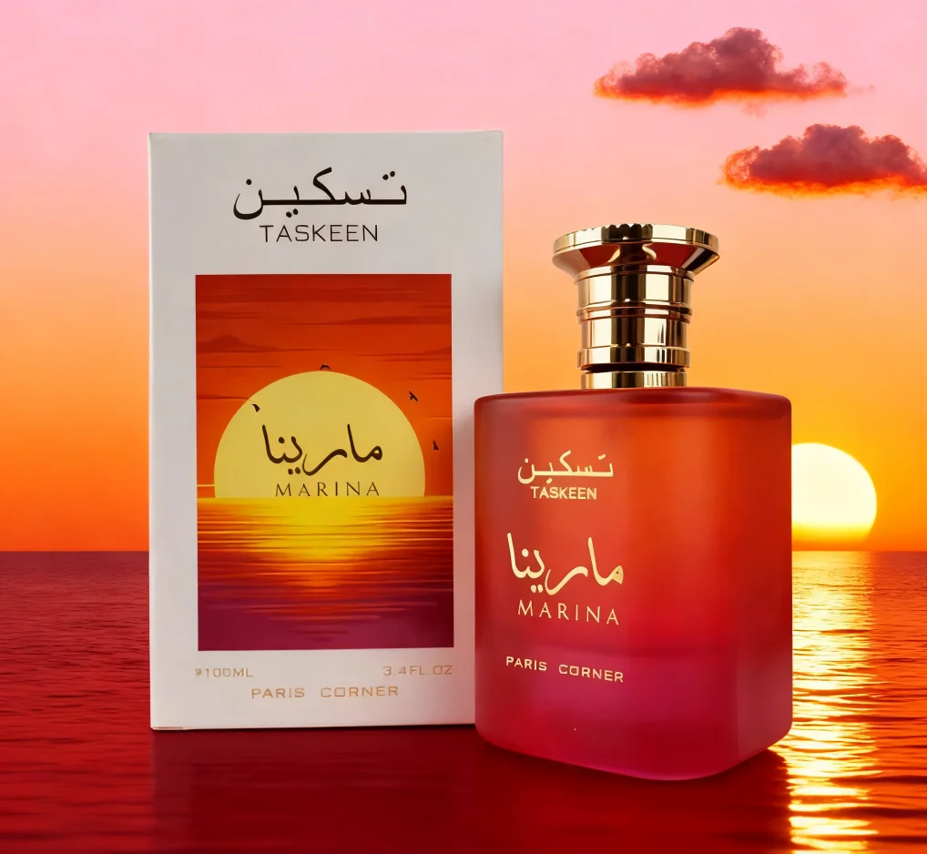 Paris Corner Taskeen Marina es adecuado tanto para hombres como para mujeres, con almíscar y fragancia de madera.