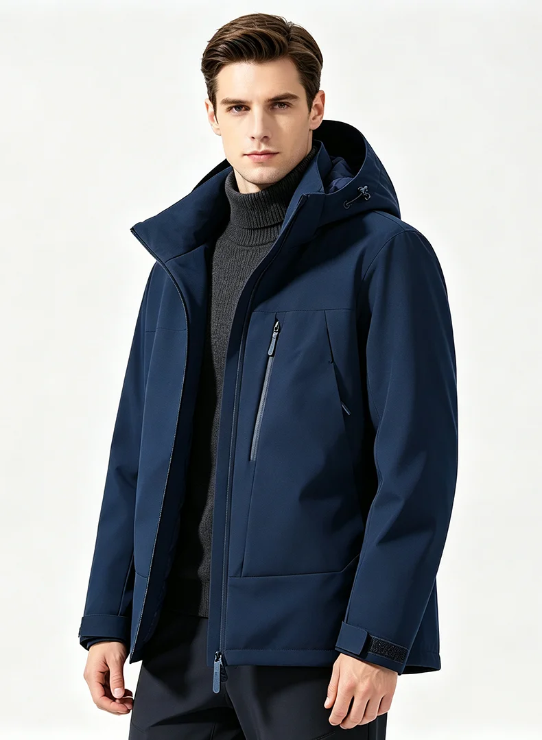 LNGXO Skianzug Herren Winter Thermisch Wasserdicht Winddicht Snowboardjacke Ski Klettern Wandern Baumwollgefütterte Snowboardbekleidung – Detail 18
