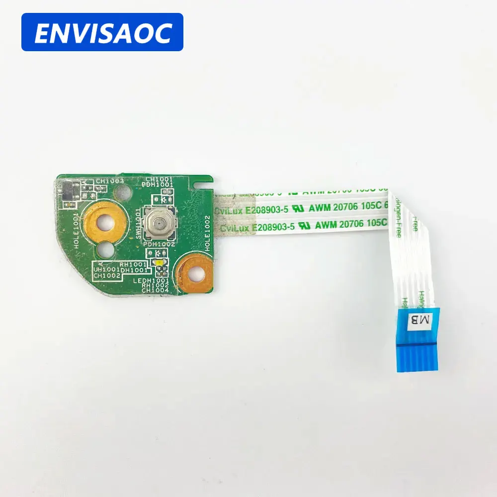 Placa de botón de encendido OEM para portátil HP CQ58 650 655 2000 con cable, interruptor y accesorios de reparación 01016SP00-600-G 01016SP00-J09-G