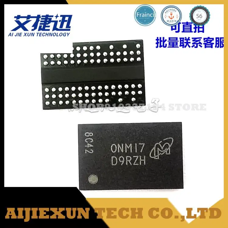 5 unids/lote MT47H64M16NF-25E: M D9RZH BGA CHIPS de memoria IC nuevos y originales