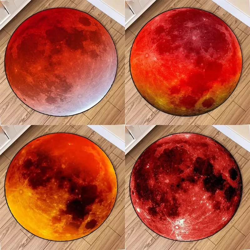 

Круглый ковер — модный нескользящий износостойкий мягкий напольный коврик для декора гостиной и спальни