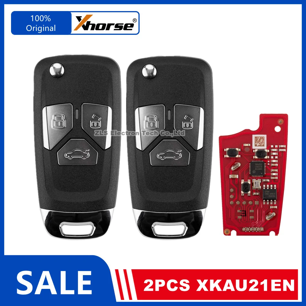 2 Piece XHORSE XKAU21EN for AUD.I Style XK Series VVDI Wire Remote English Version