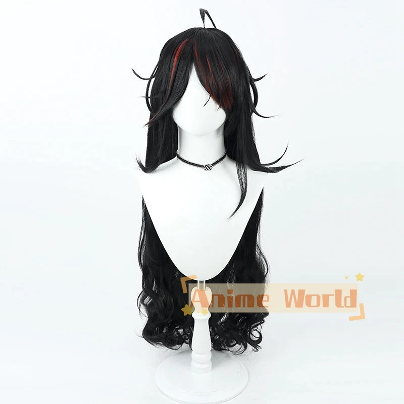 Virtual YouTuber Nijisanji Luxiem Vox Akuma Female Long Wig Cosplay Wig Halloween Christmas Woman Men Adult Wig