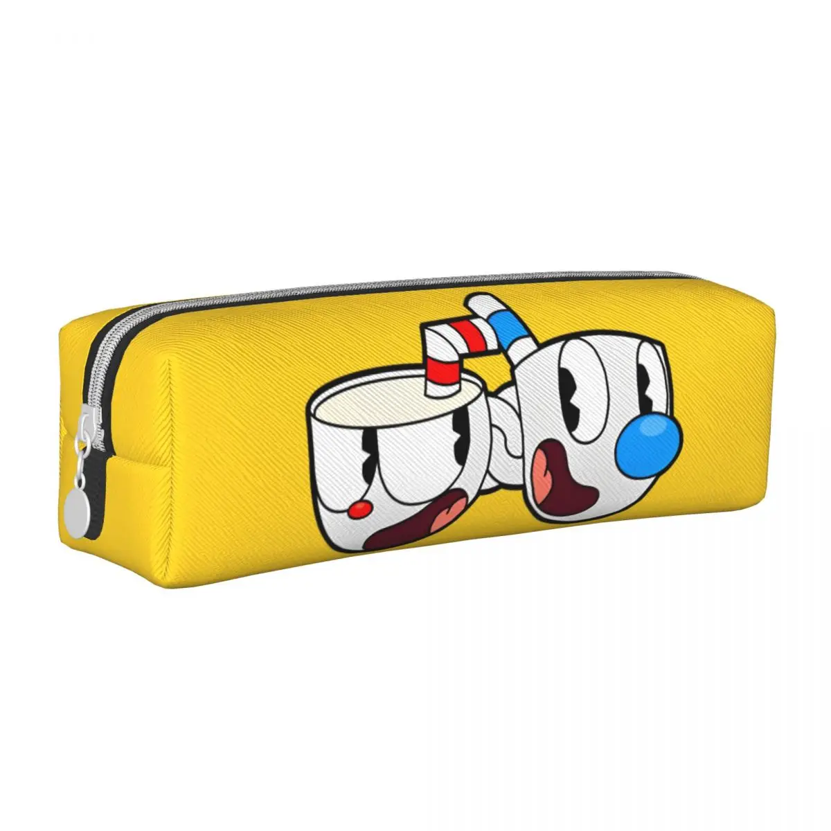 Mugman Chi Head Trousse à crayons classique, boîte à stylos de jeu, grand sac de rangement pour enfants, étuis à crayons pour étudiants, cadeaux scolaires