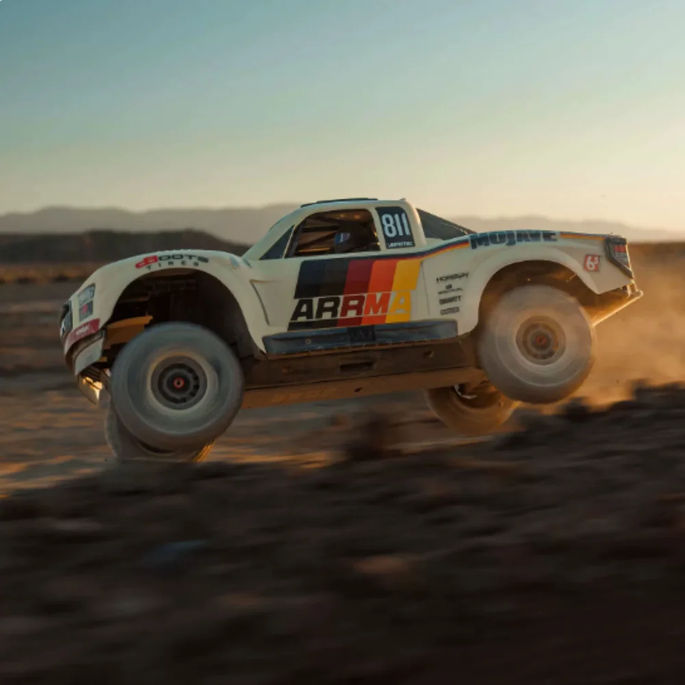 ARRMA 1/7 MOJAVE V3 RTR RC Car 4WD Brushless 6S Desert Truck Off Road Remote Control Car Hobby Vehicle For Adult Toy