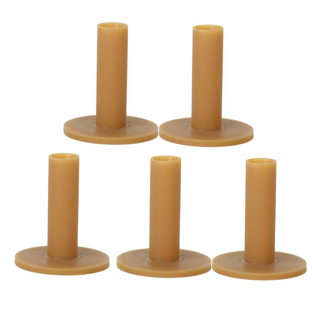 5pcs 80mm Rubber Tees (Coffee) 80mm tee tees 80mm