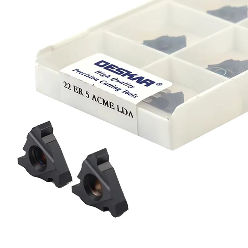 10pcs 22ER 22IR 4ACME 5 ACME 6ACME LDA Carbide Insert DESKAR CNC Lathe Thread Turning Tools Metal Machine Cutter Blade Tool