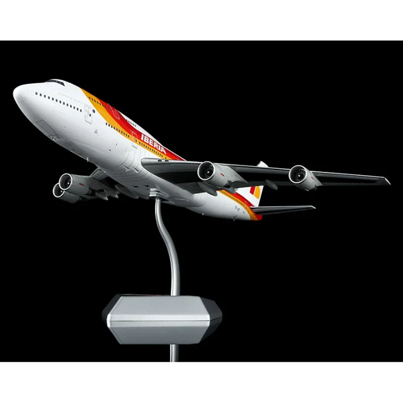 SQ 1/200 Scale Spanish Iberia Airlines B747-300 TF-ATI Die-cast Alloy Aircraft Model Collectible Decorative Ornament