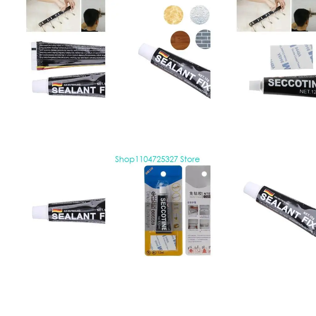 

D8KF Сверхпрочный монтажный клей, быстросохнущий клей, сверхпрочный водонепроницаемый клей, клей без гвоздей для деревянных