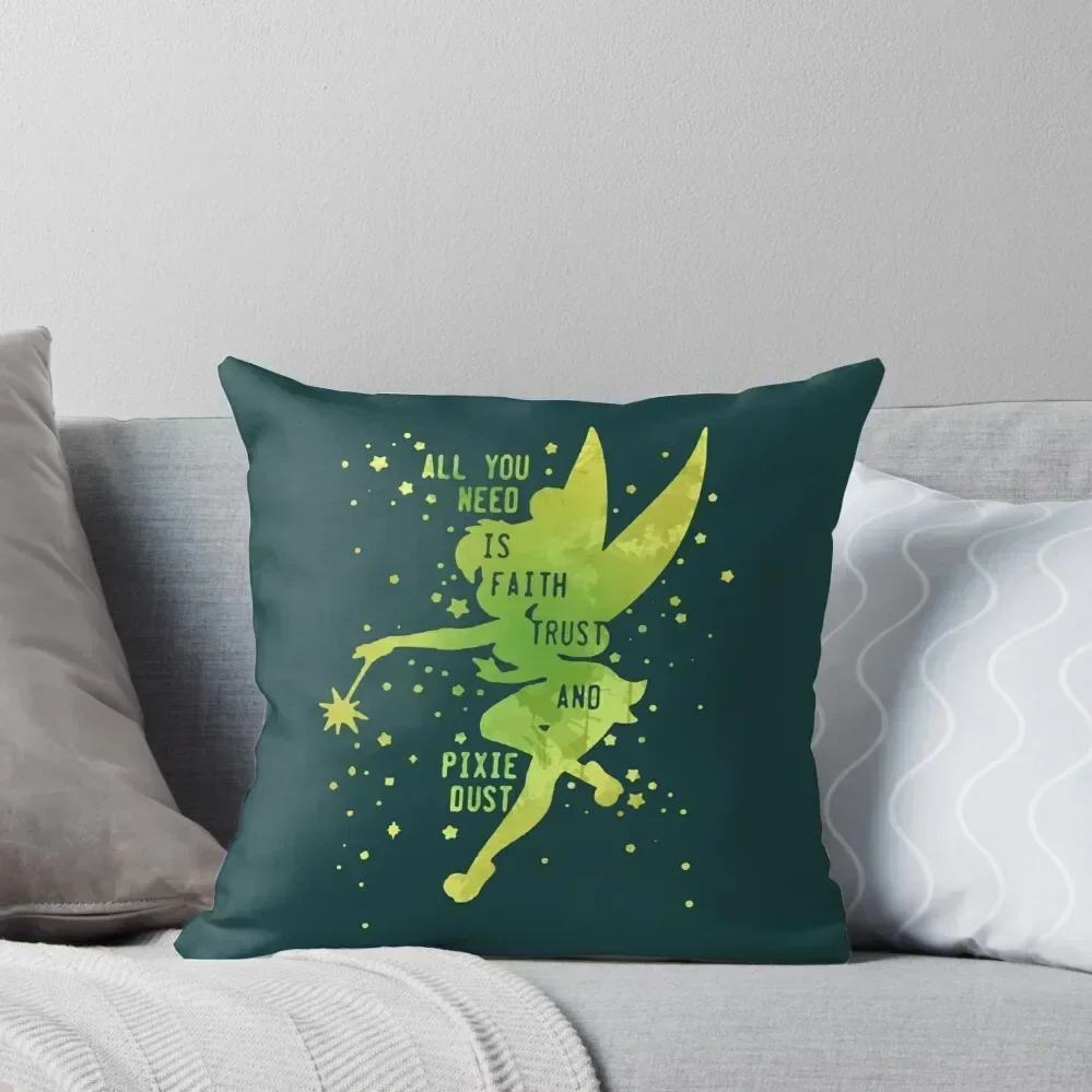 

Fairy Inspired Silhouette Throw Pillow Decorative pillow case Christmas Pillow Cases Luxury Cover Decor