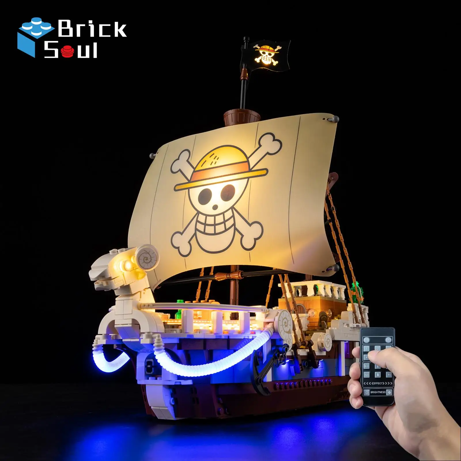 

Led Light Kit for Lego 75639 The Going Merry Pirate Ship Model Diy Toys Set Not Included Building Blocks