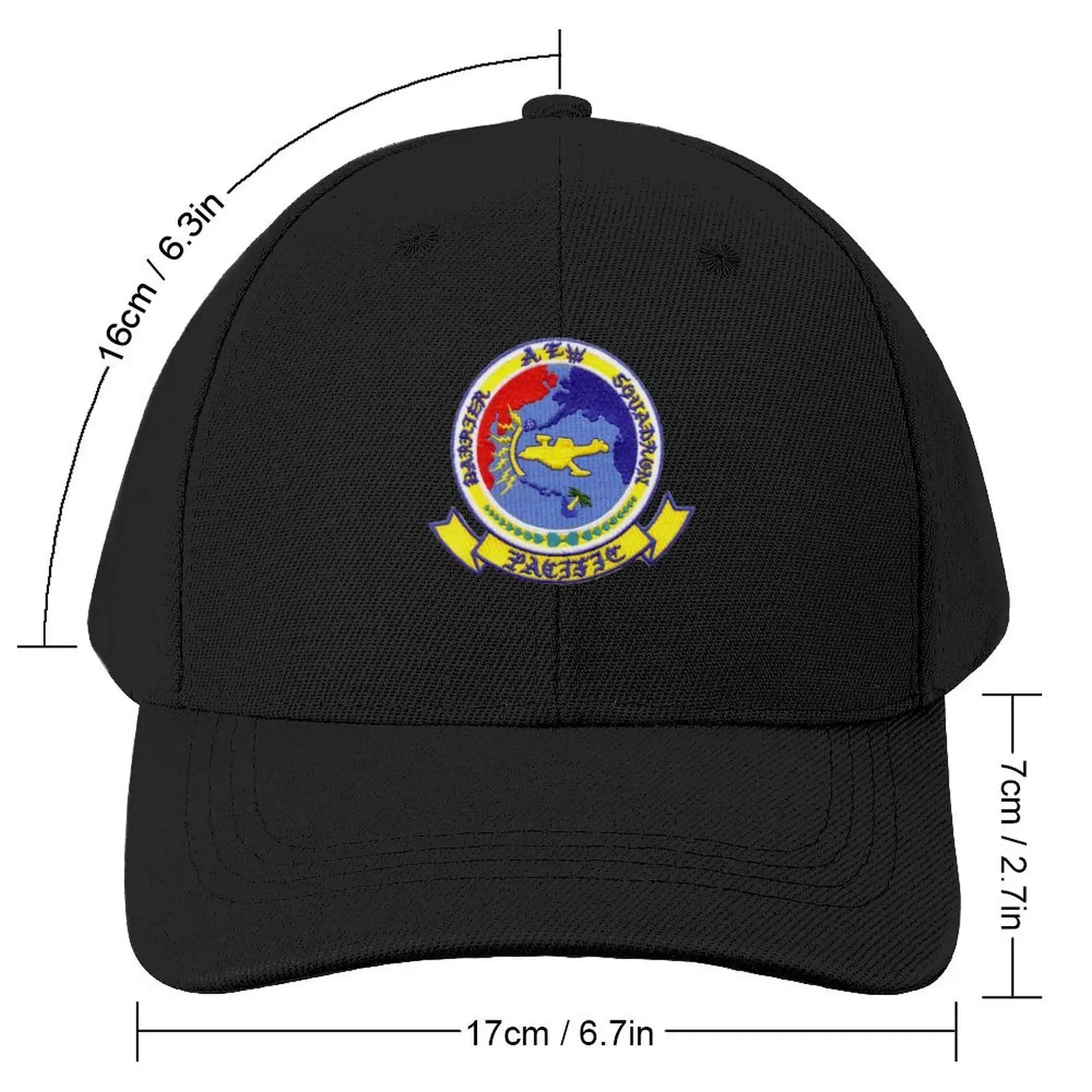 AIRBORNE EARLY WARNING BARRIER SQUADRON - PACIFIC Baseball Cap Fishing cap black Streetwear Women's Golf Clothing Men's