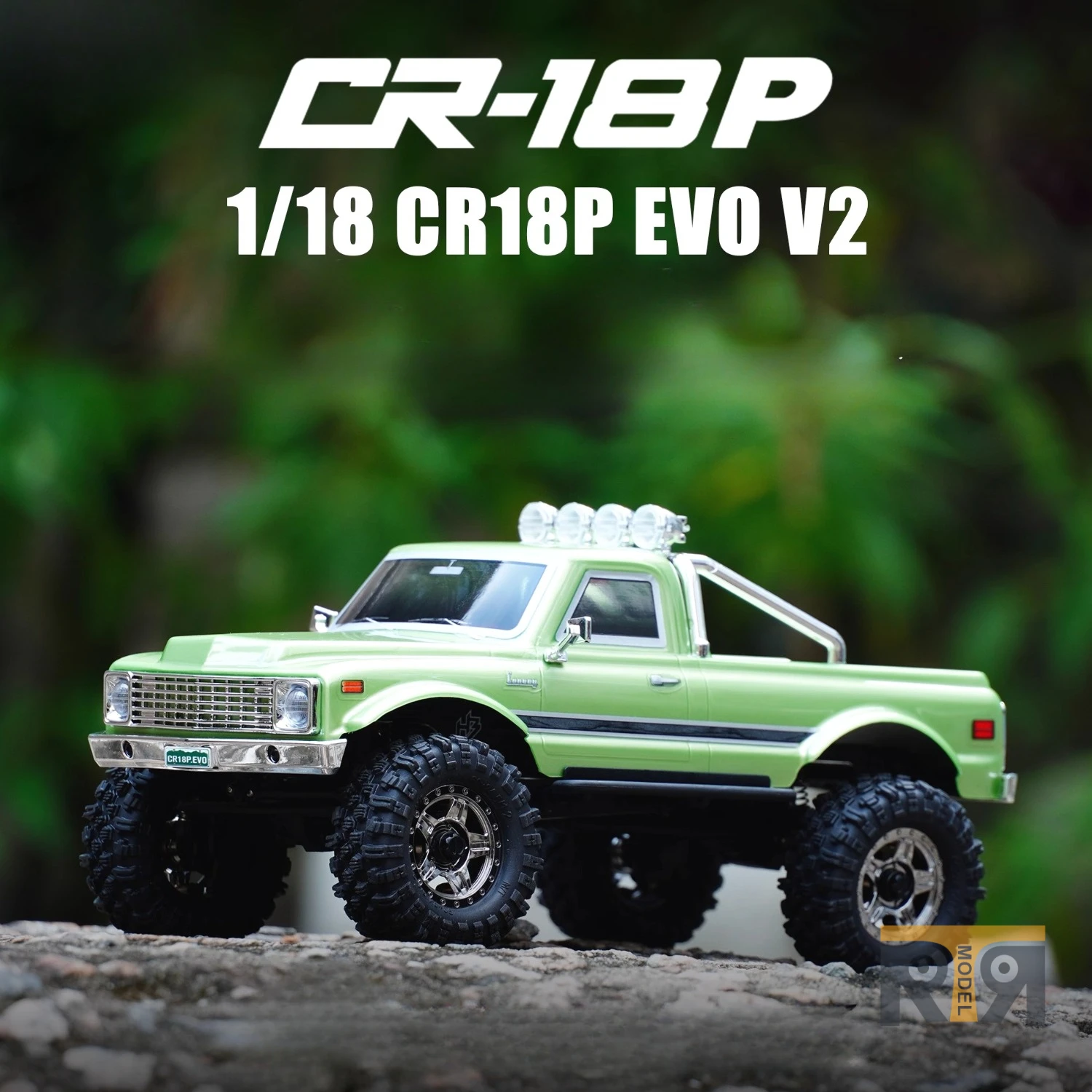 

HOBBY PLUS 1/18 CR18P EVO V2 CONVOY RC Climbing Car RTR4WD Brushed 2S Off-road Pickup Remote Control Car Model Boy Toy Gift