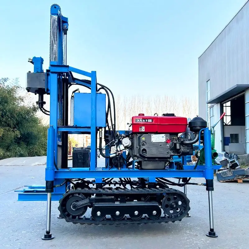 

Customized Diesel Hydraulic Wheel-Type Portable 200m High Efficiency Wear-Resistant Drilling Machine Water Well Drilling Rig