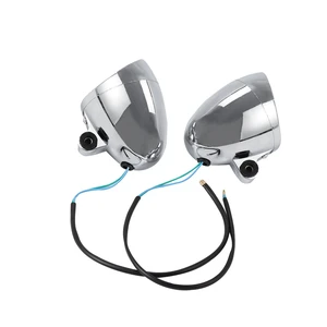 Evrensel motosiklet krom far, led sis farları, sis farları, LED retro far, yardımcı, 2,4 En iyi 10 satış, far yardımı-retro bisikletten bisiklete №4