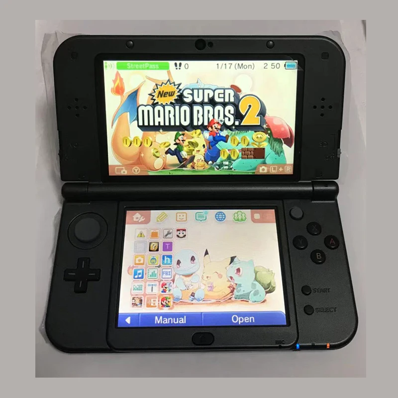 휴대용 게임 콘솔 터치 스크린 LCD 모니터, 닌텐도 3DSXL 3 DSLL용 중고 개조 게임 콘솔, 새로운 포장