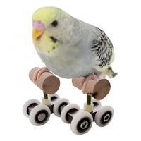 Mini Toy Parrot Roller Skates Double Row Pet Intelligence Training Supplies