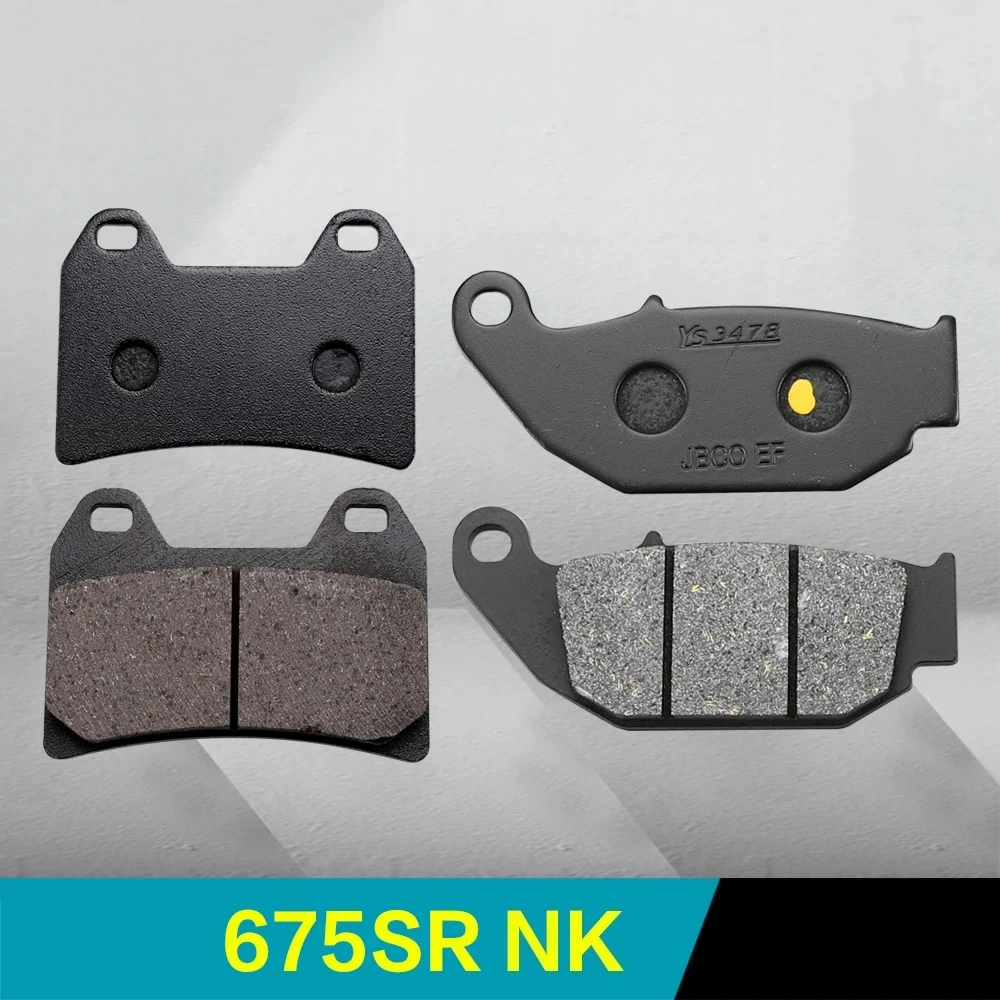 For CFMOTO 675SR-R 675NK CF650-10/11 Motorcycle Front Rear Brake Pads Brake Disc Brake Pads