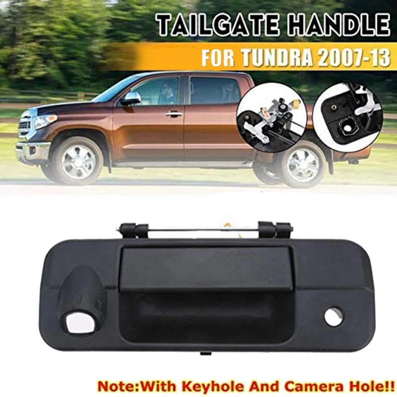 Rear Tailgate Handle with Camera Key Hole for Toyota-  2007-2013 69090-0C050 69090-0C051