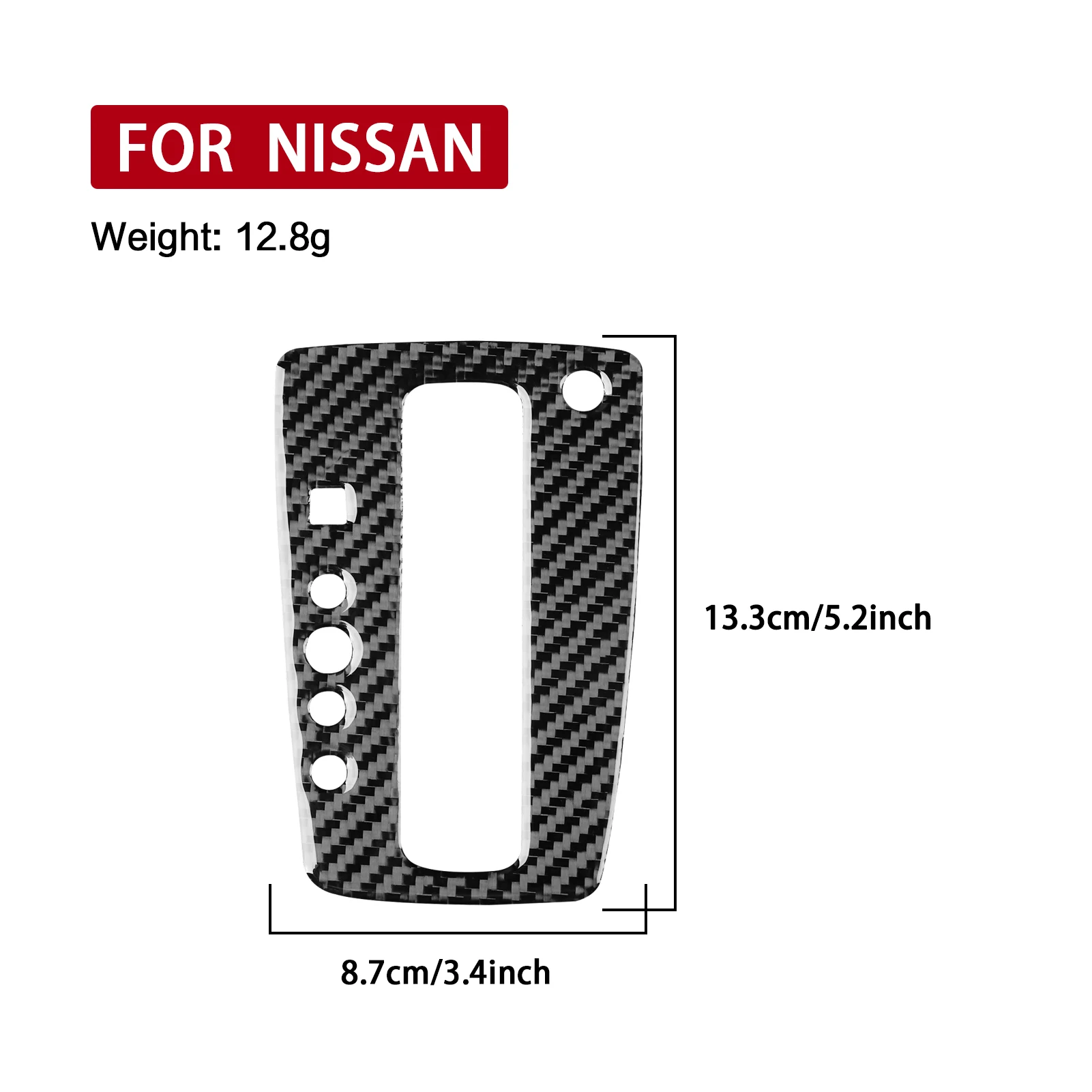 ألياف الكربون الفينيل وحدة التحكم المركزية والعتاد التحول غطاء لنيسان سنترا 2013-2019 والعتاد التحول لوحة نقل يغطي الكسوة