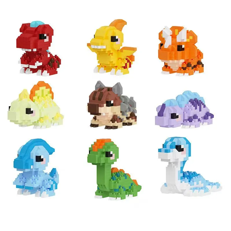 

Dinosaur series Tyrannosaurus Rex Pterosaur Micro Particle Building Blocks Children's Educational Toys Children's Leisure Gifts