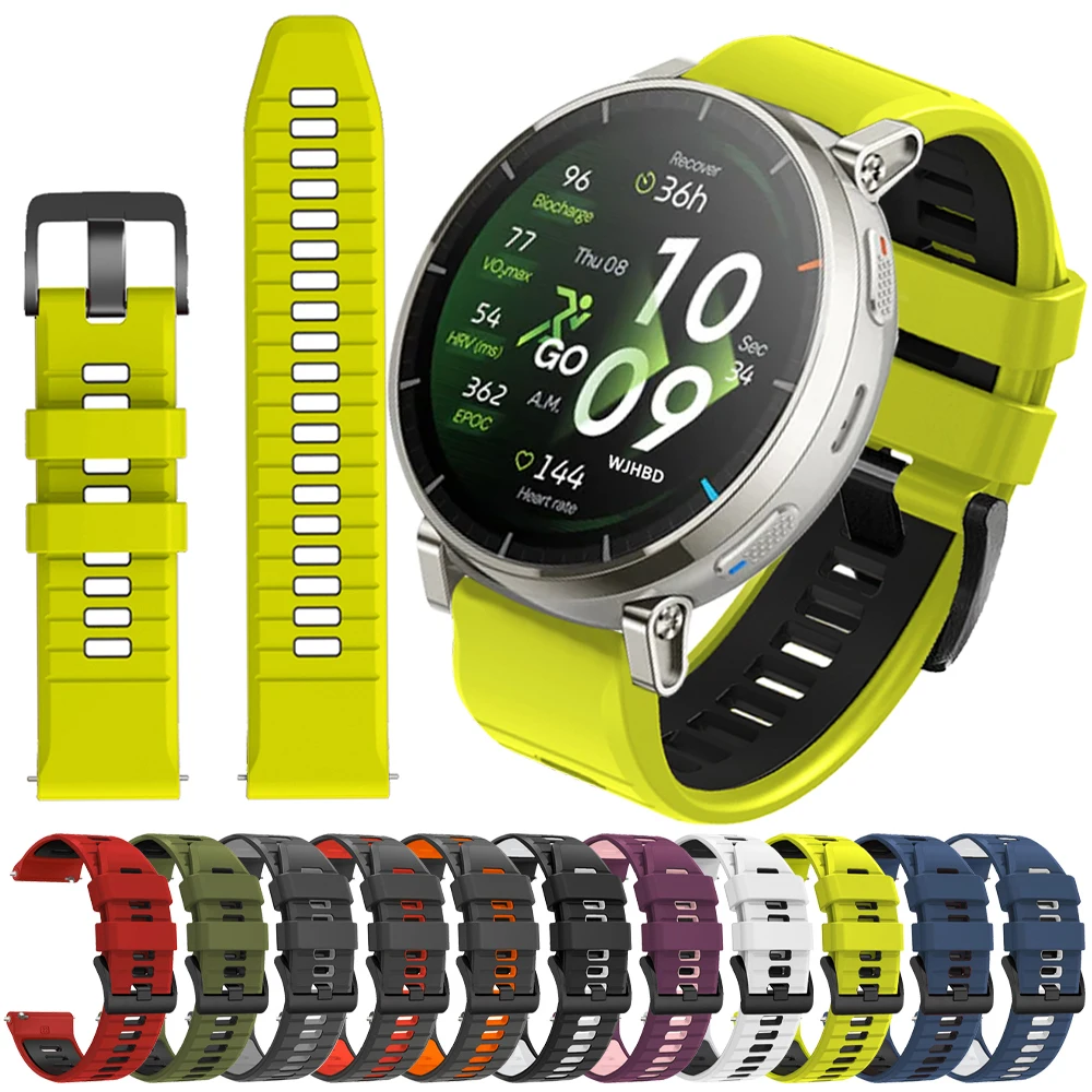 �y�Z�[�����z20mm/22mm �\�t�g�X�g���b�v AMAZFIT BALANCE 2 Active 3 2 Max GTS 4 Mini BIP6 5 UNITY GTR 4/3 Pro 2e�p �V���R���o���h HUAWEI WATCH�Ή�