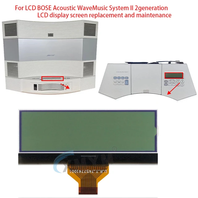 For LCD BOSE Acoustic WaveMusic System II 2generation LCD display screen  replacement and maintenance - AliExpress