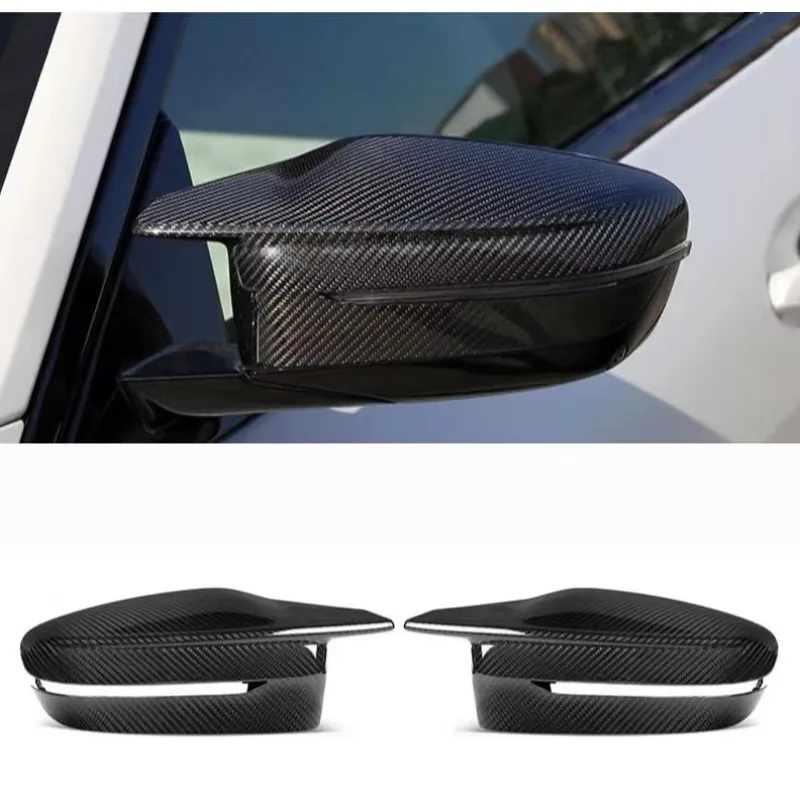 

Carbon Fiber Replacement Side Mirror Caps Rear View Mirror Cover for BMW G80 M3 G82 M4 G83 2021-2024