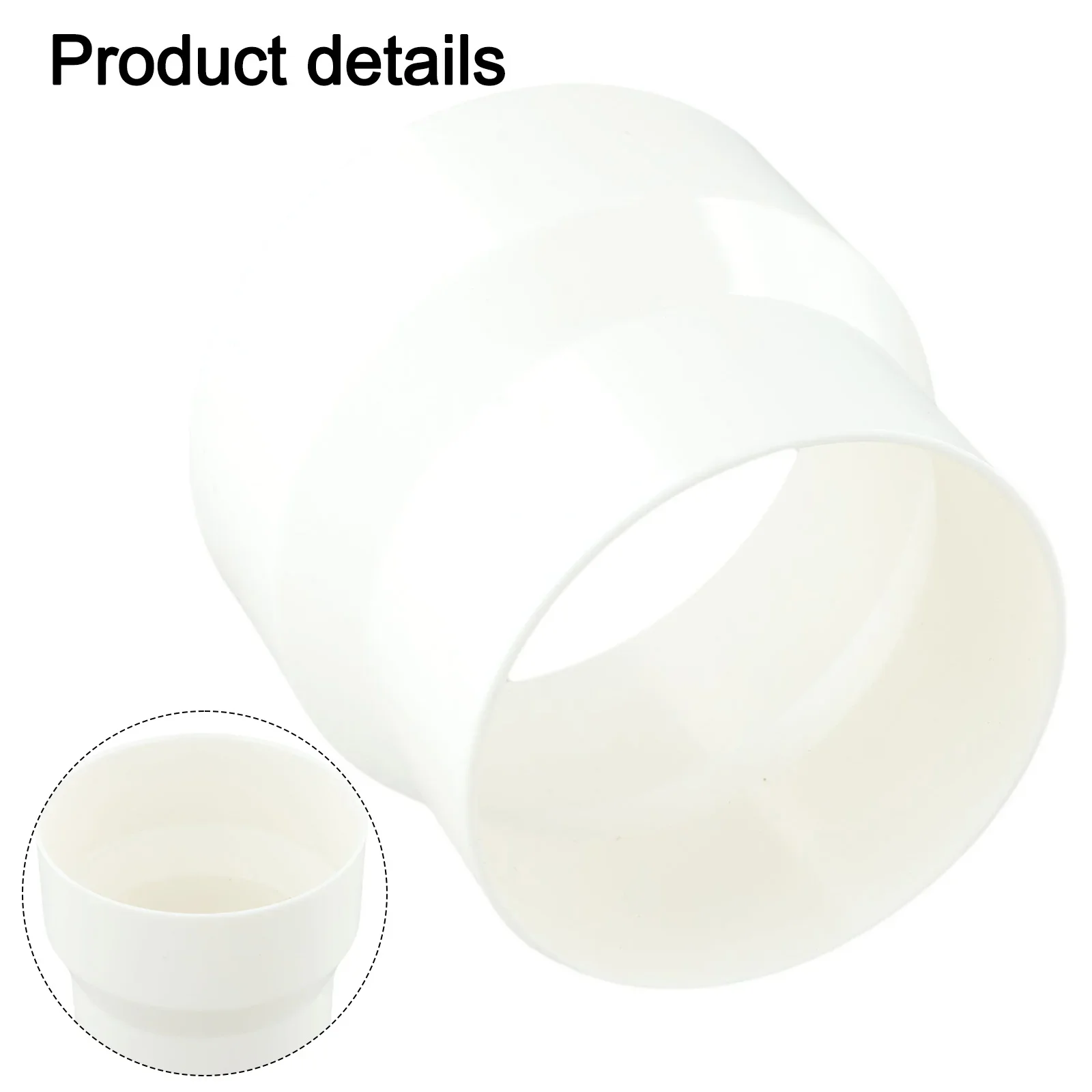 

Соединитель для вентиляционных труб, соединитель для воздуховодов, переходник для труб с внутренним диаметром 110 мм для вытяжки